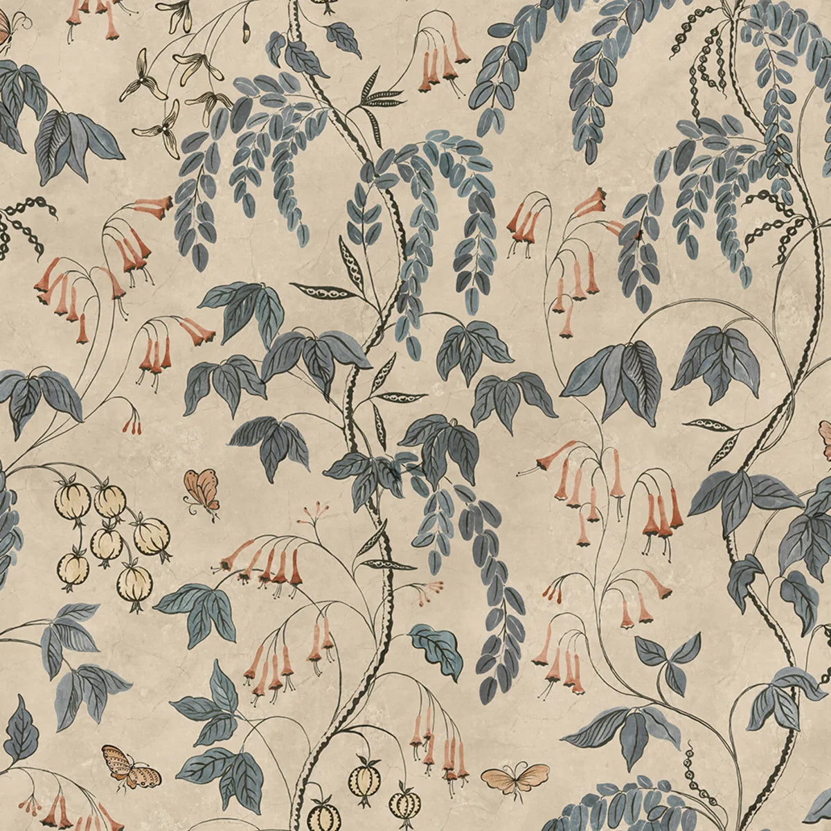Tapetti Ottilia, Misty Blue