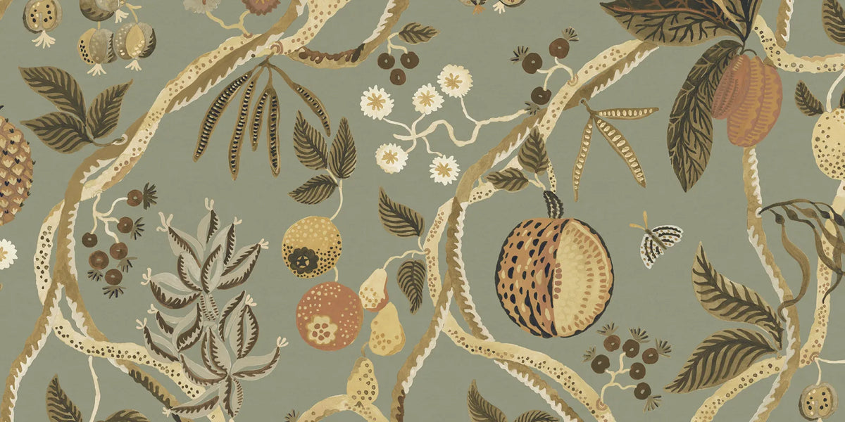 Tapetti Tree of Life Mural, Sage Green