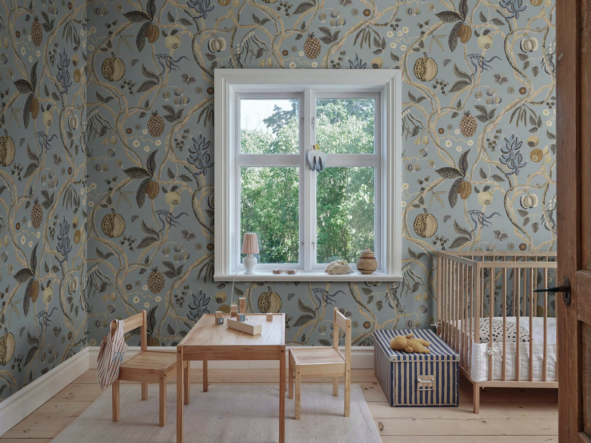 Tapetti Tree of Life Mural, Light Blue