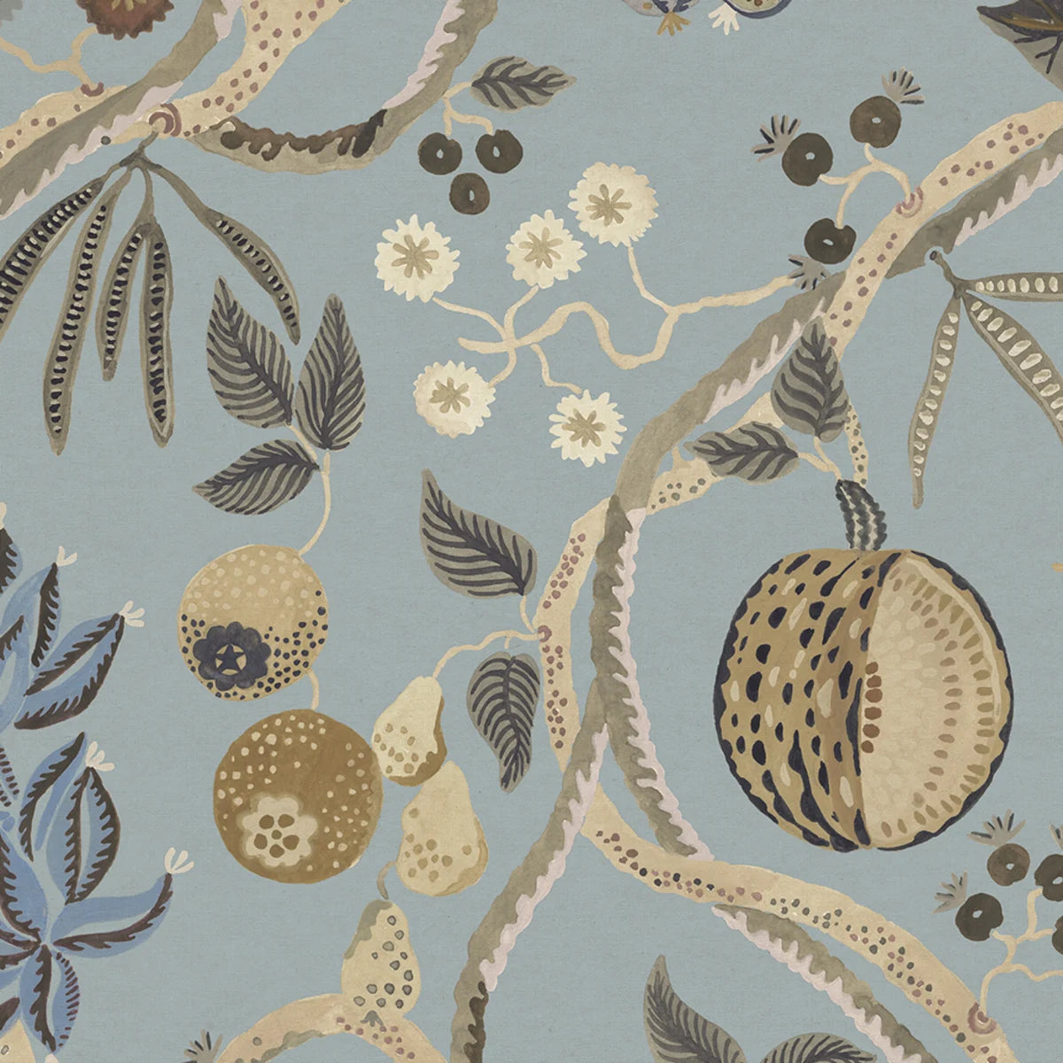 Tapetti Tree of Life Mural, Light Blue