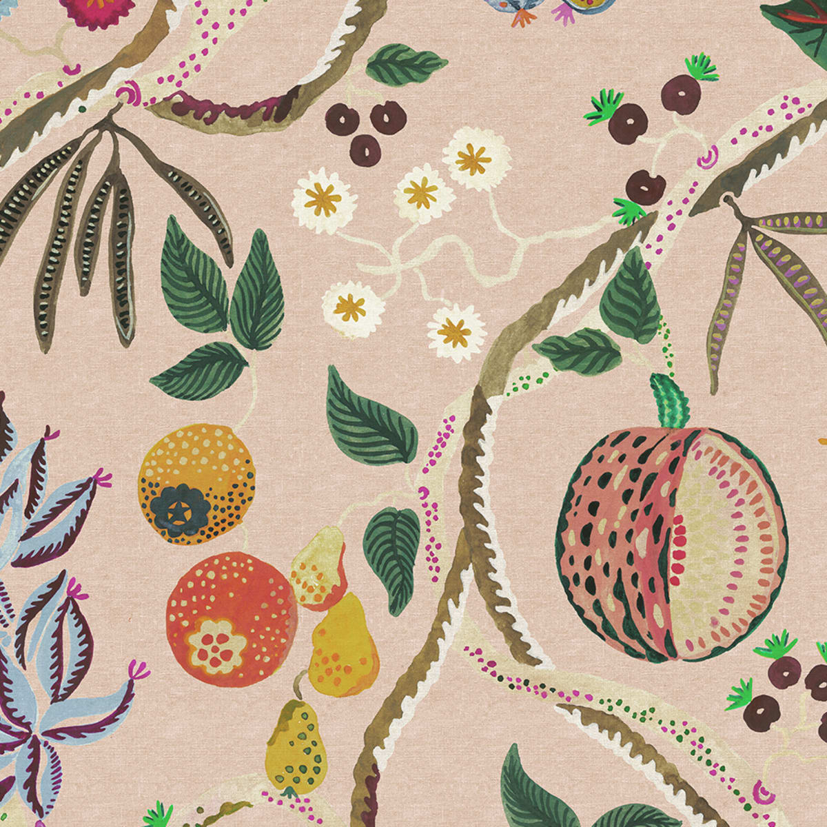 Tapetti Tree of Life Mural, Pink