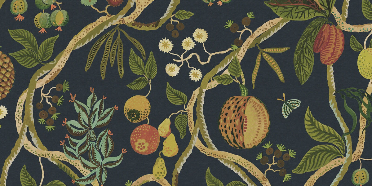Tapetti Tree of Life Mural, Dark Blue