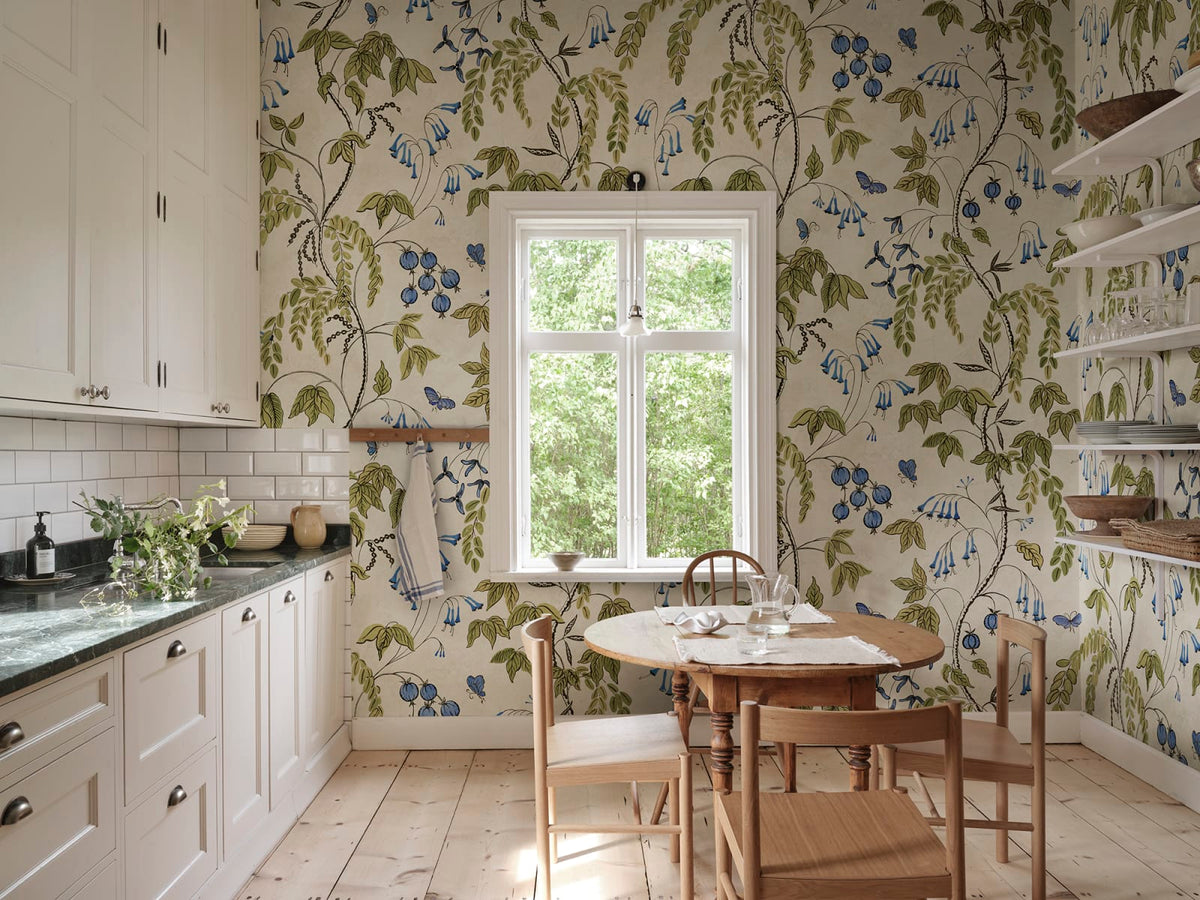 Tapetti Ottilia, Olive Green