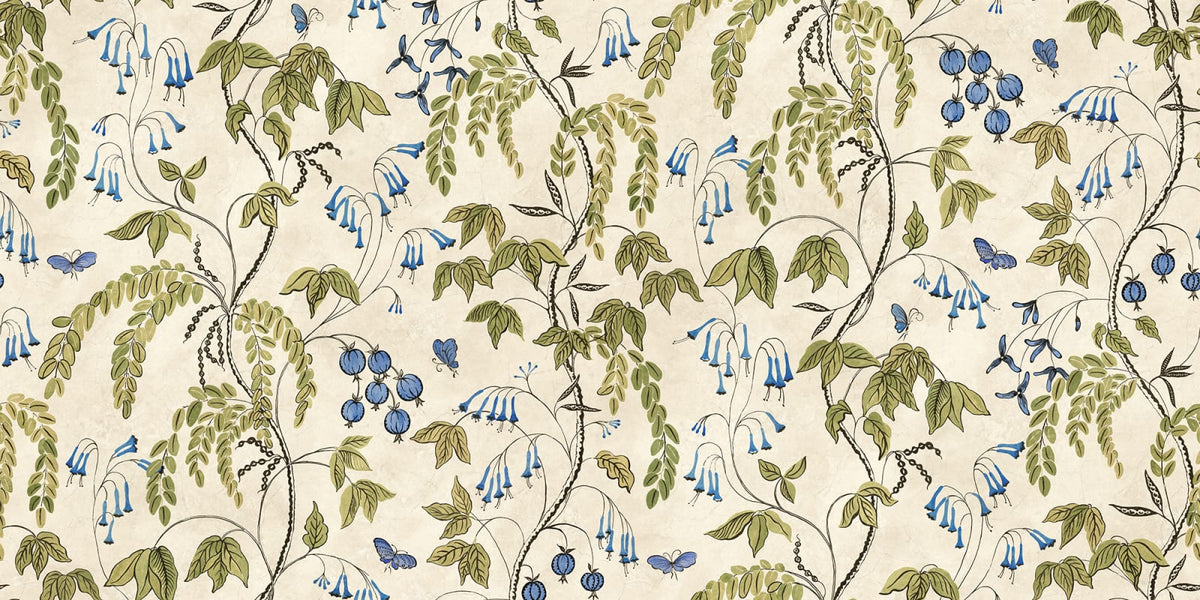 Tapetti Ottilia, Olive Green