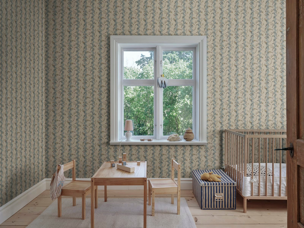 Tapetti Beatrice, Misty Blue