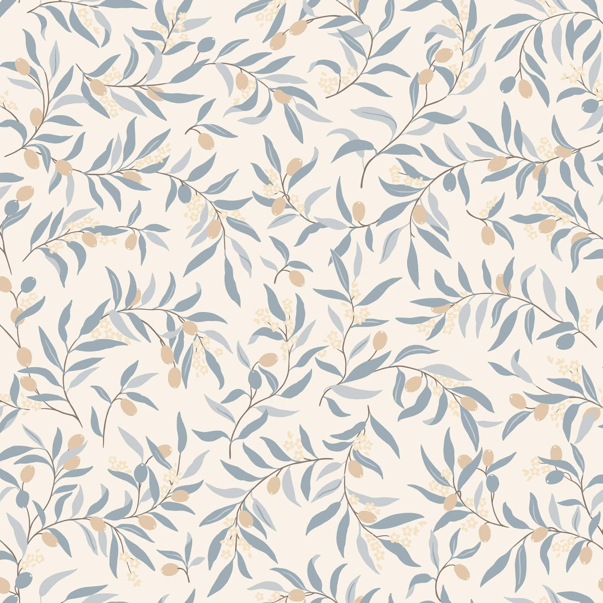 Tapetti Olivia, Light Blue
