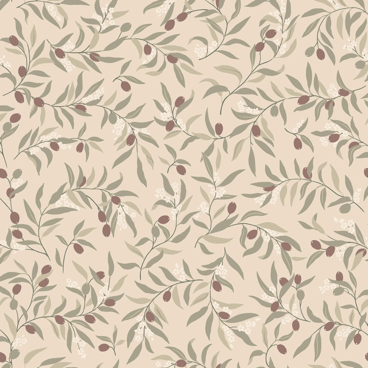 Tapetti Olivia, Burgundy
