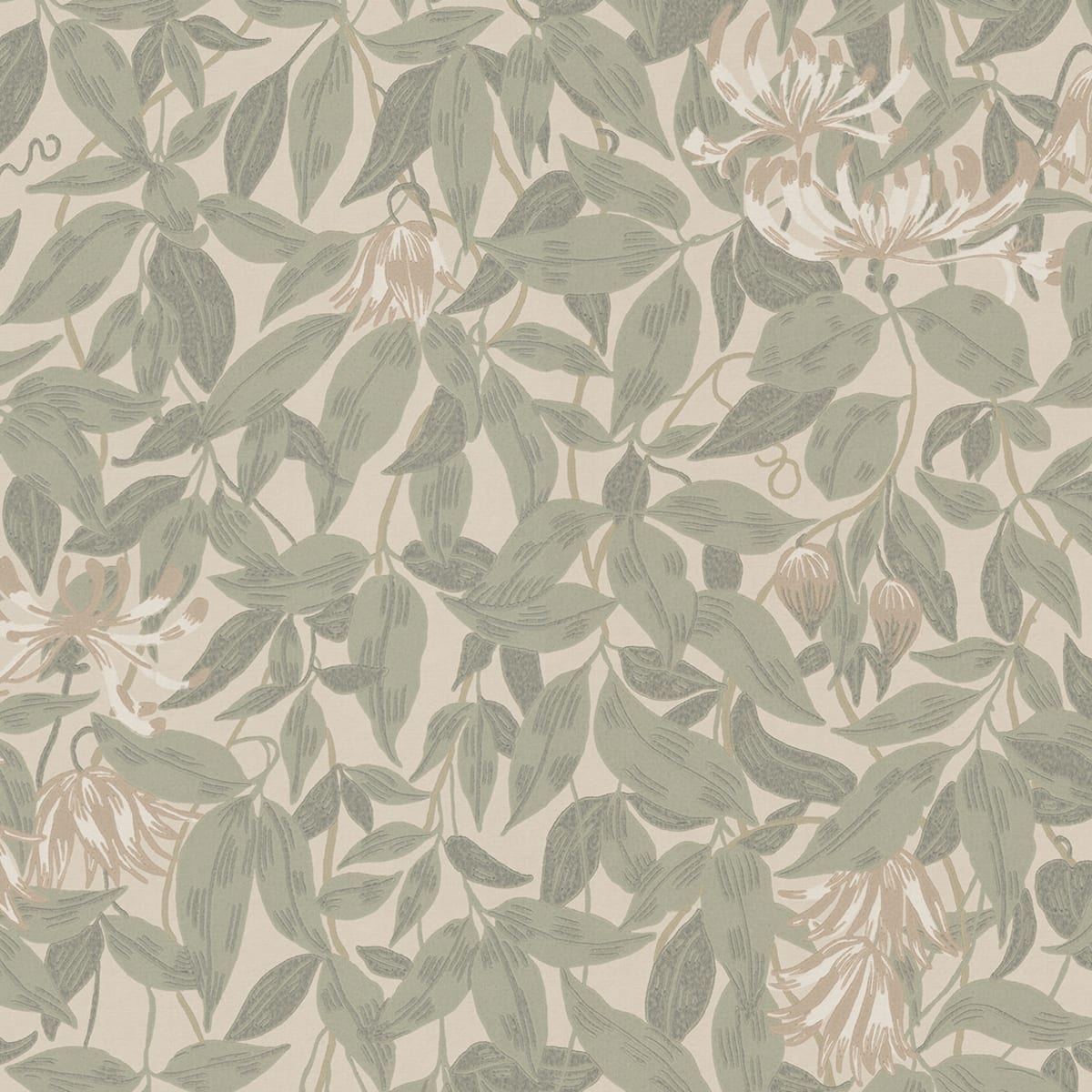 Tapetti Linnea Mural, Garden Green
