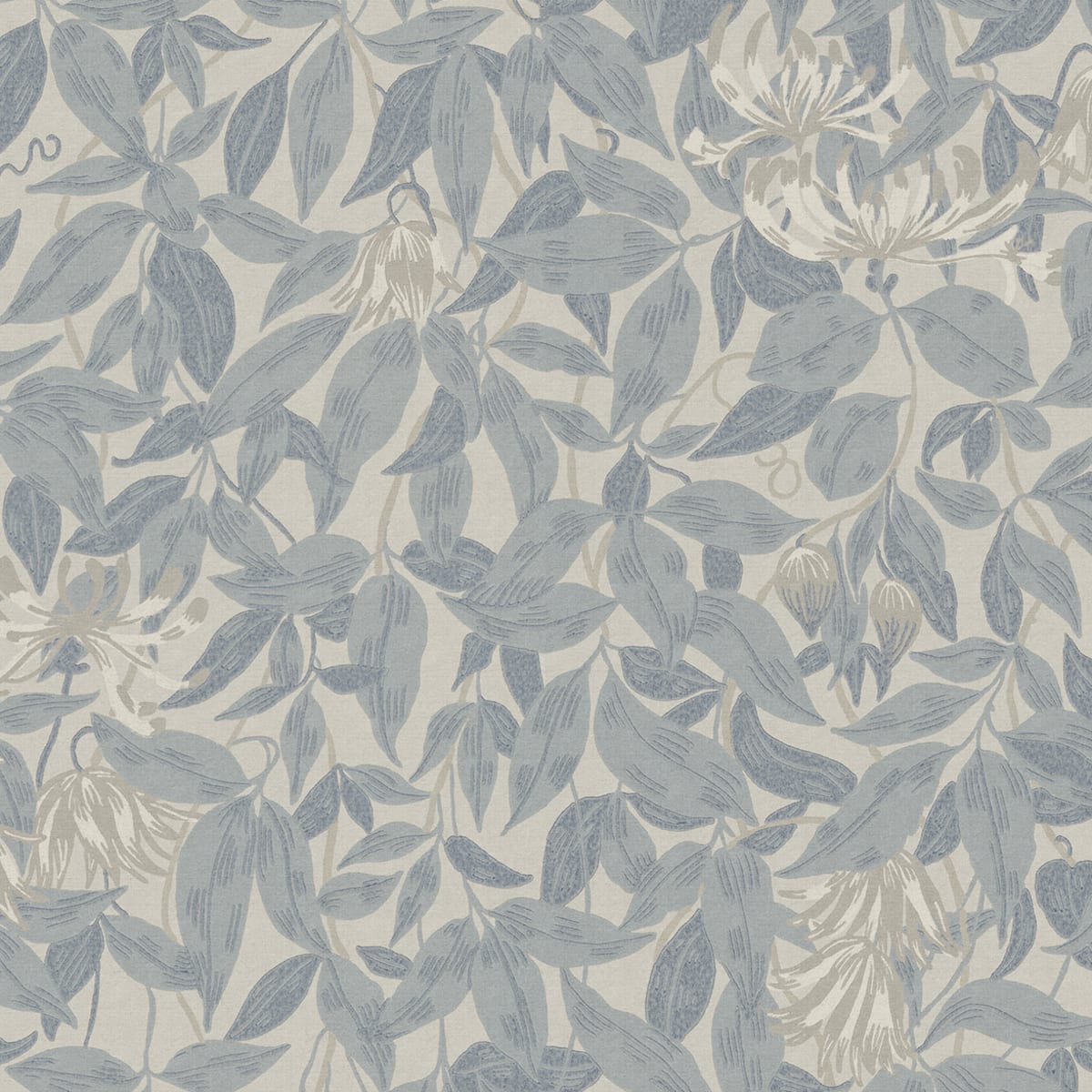 Tapetti Linnea Mural, Misty Blue