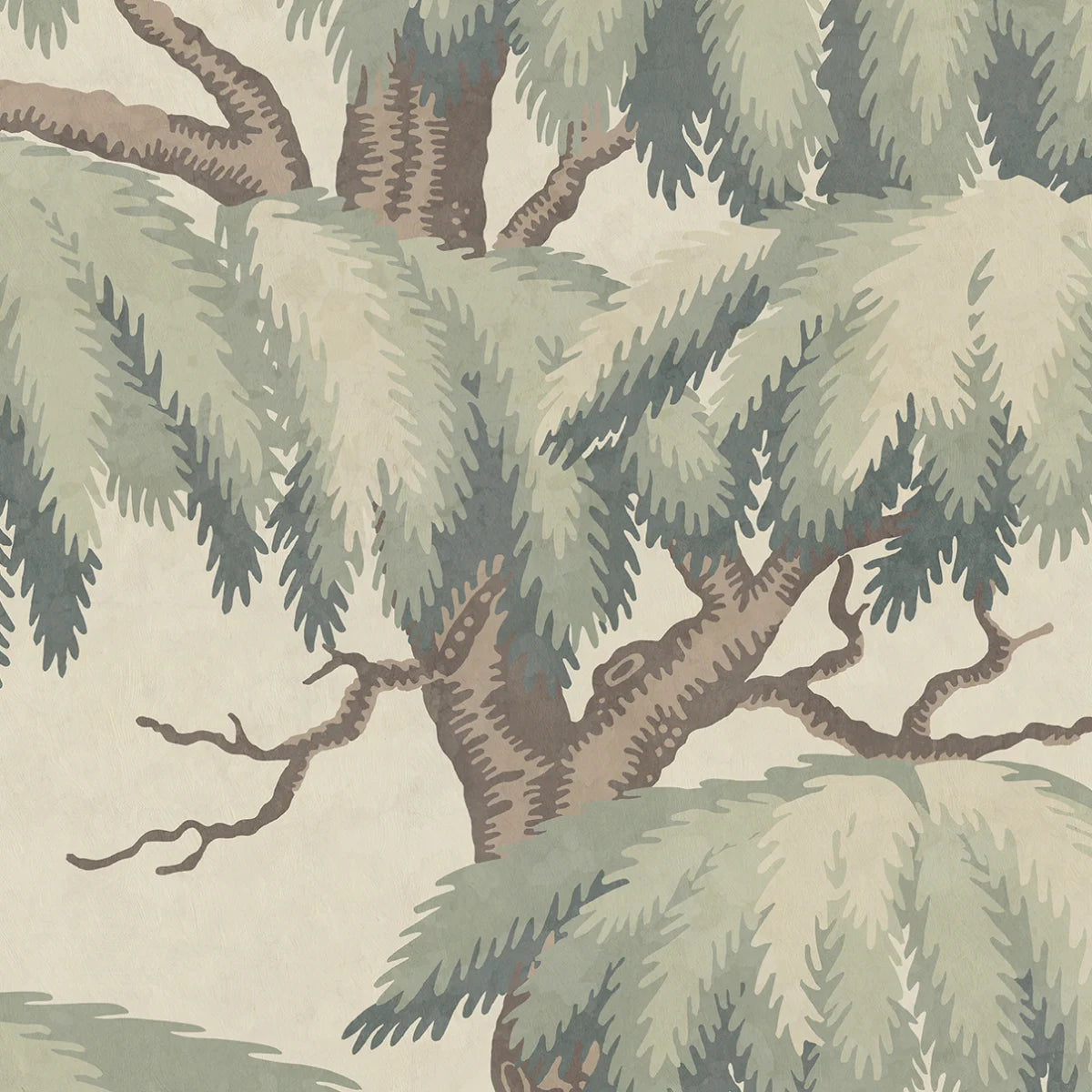 Tapetti Alba Mural, Green