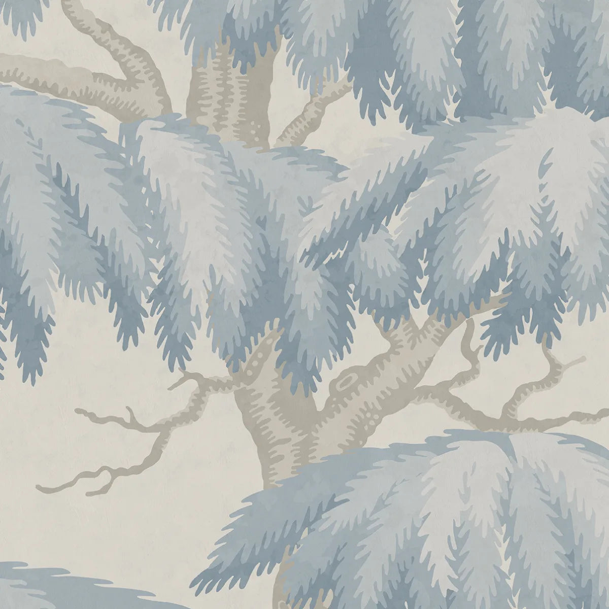 Tapetti Alba Mural, Light Blue