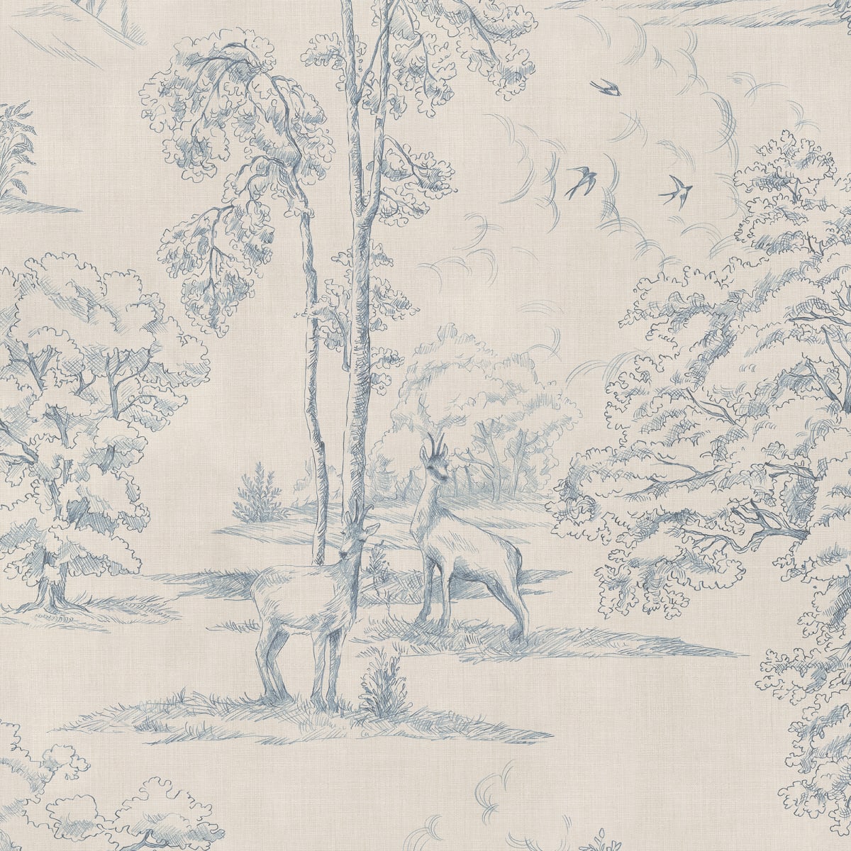 Tapetti Montfort Mural, Blue