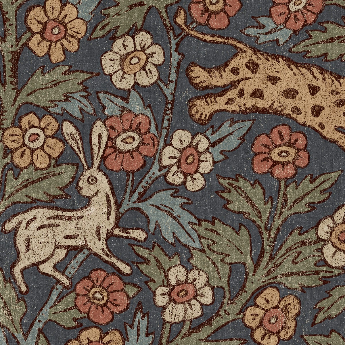 Tapetti Eden Mural, Classic Blue