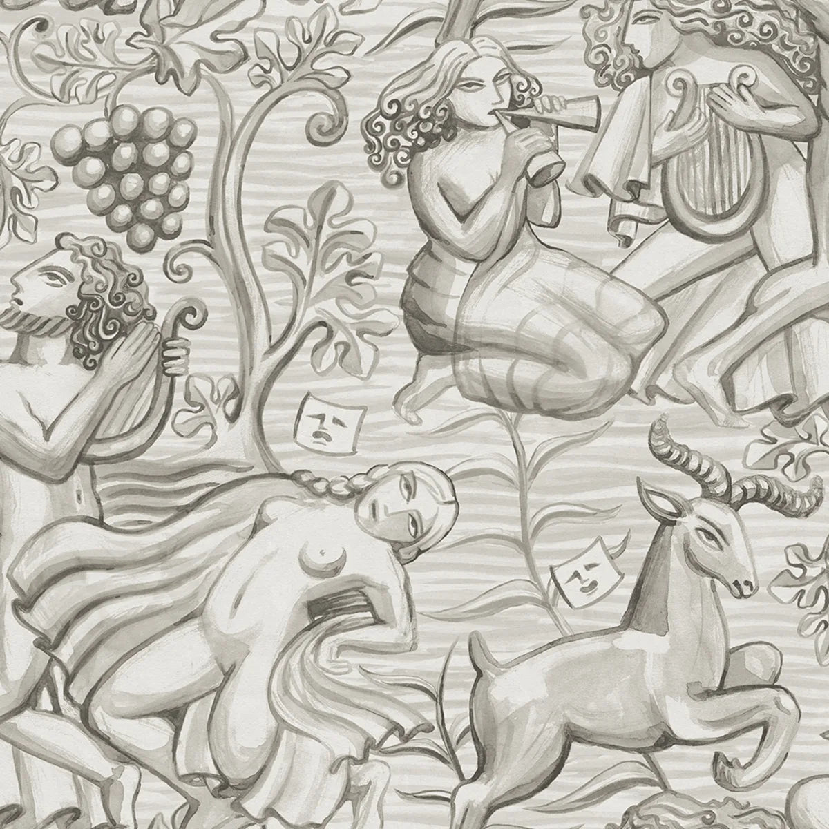 Tapetti Baccus, Graphite