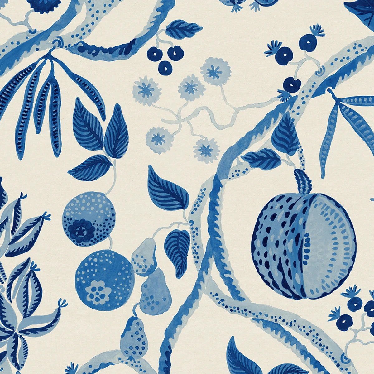 Tapetti Tree of Life Mural, Blue