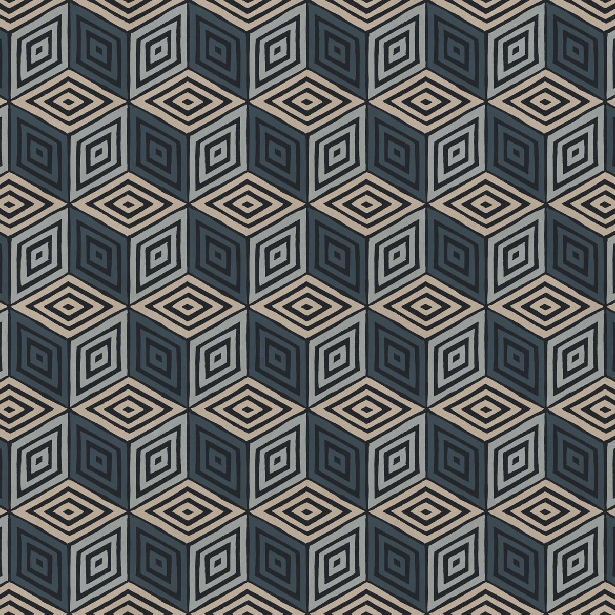 Tapetti Chiara, Dark Blue