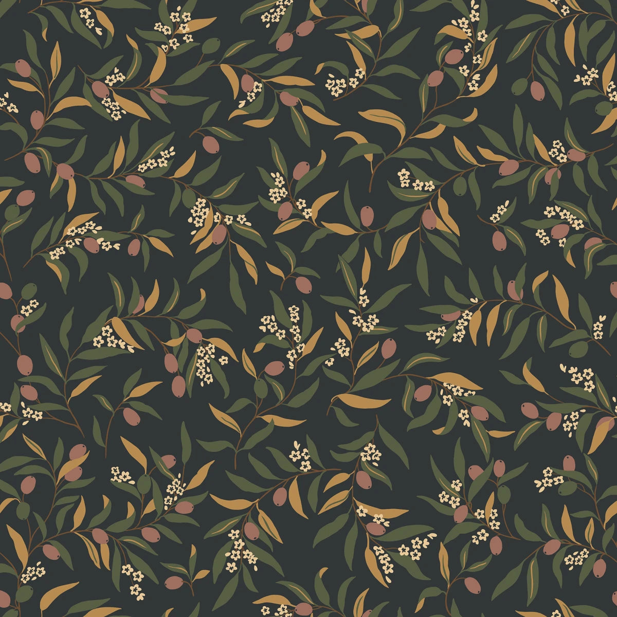 Tapetti Olivia, Charcoal