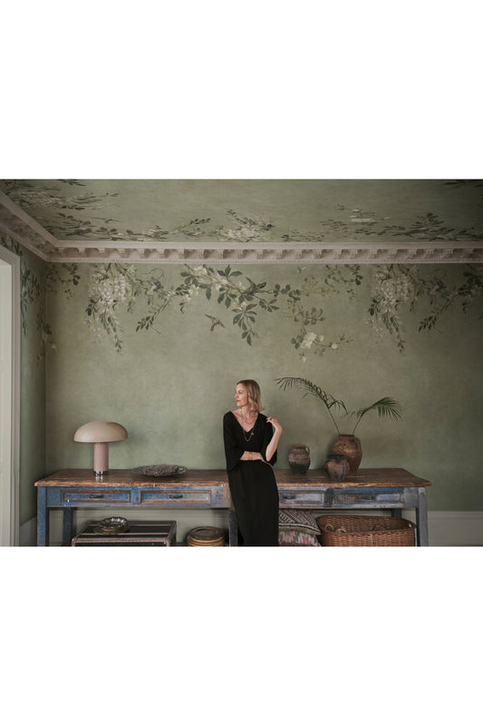 Kuvatapetti Nico, Sage Green