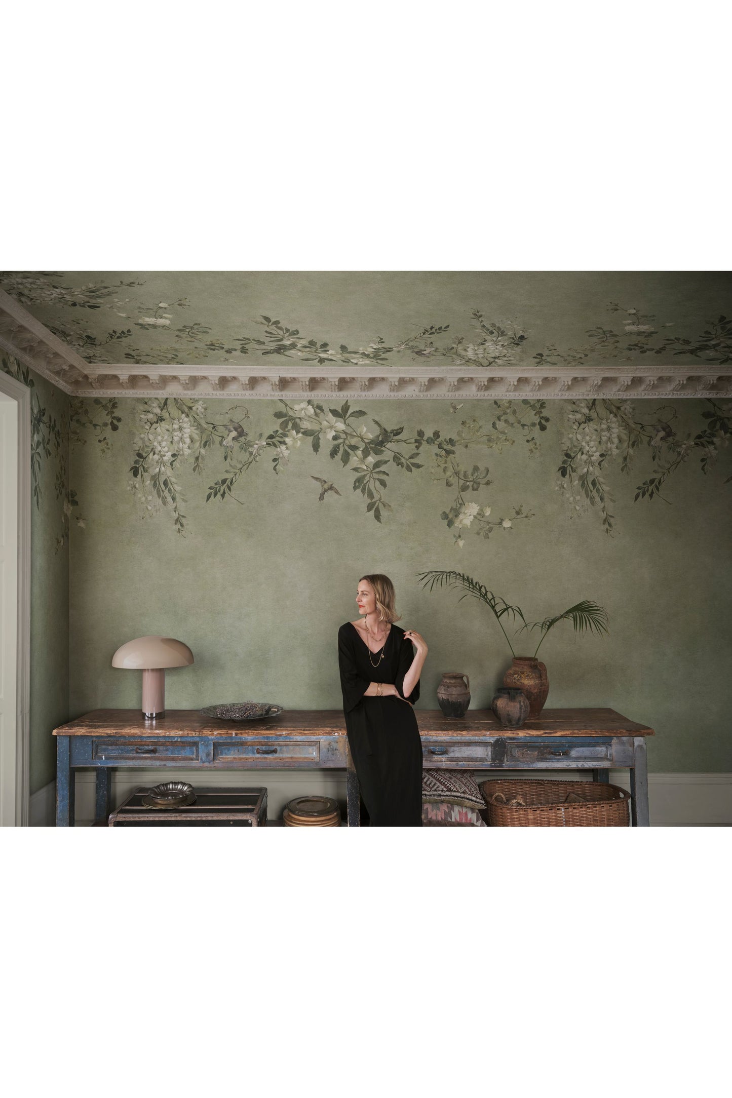 Kuvatapetti Luca Rectangle, Sage Green