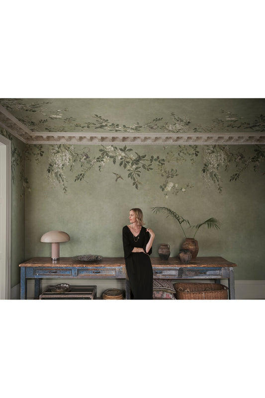 Kuvatapetti Luca Rectangle, Sage Green