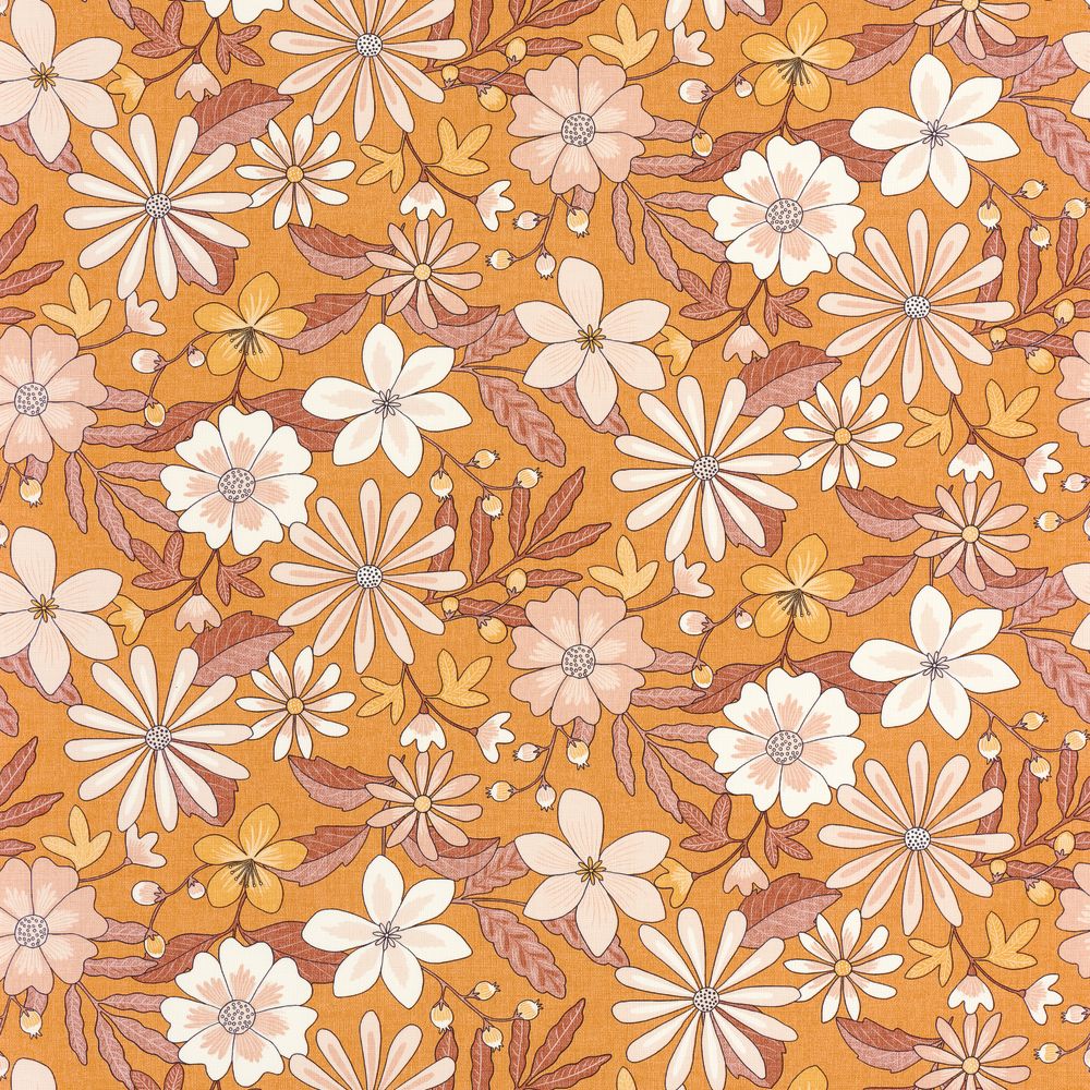 Tapetti Emy Orange Rose 0,53x10,05m