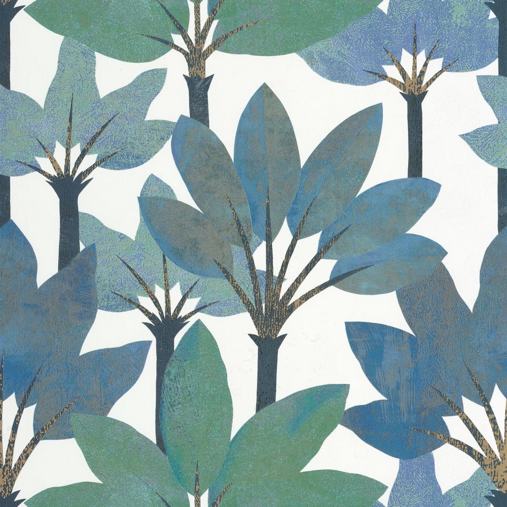 Tapetti Babel Bleu Mediterranee 0,53x10,05m