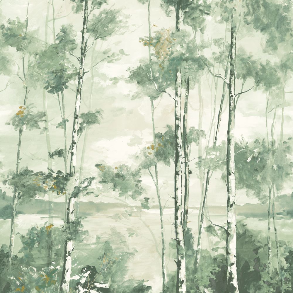 Tapetti Foret Boreale_M Vert Eucalyptus 200X280 cm