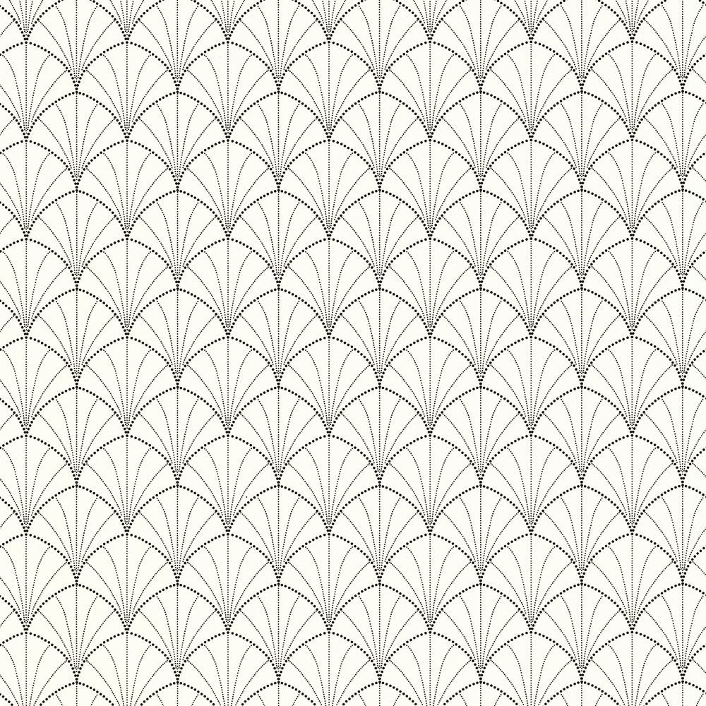 Tapetti Color Box Edgar Blanc Noir 0,53x10,05m