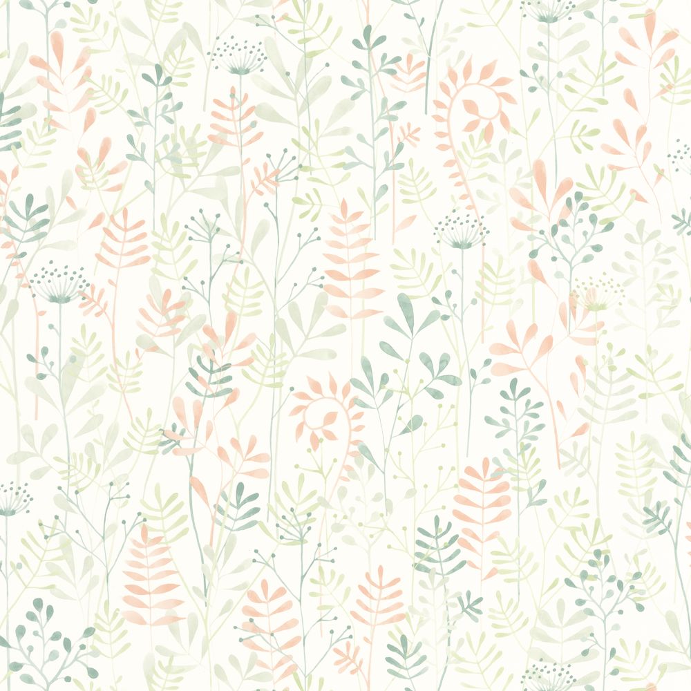 Tapetti Wild Garden Vert Amande 0,53x10,05m