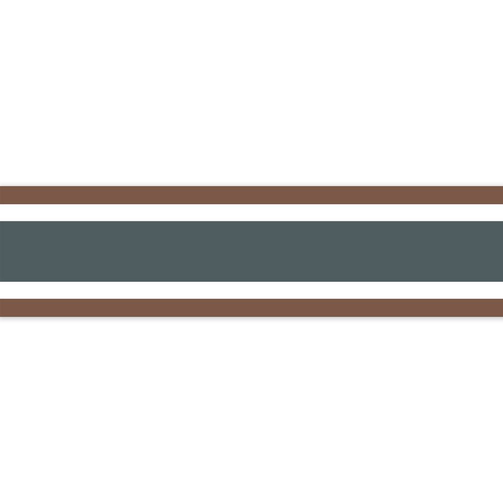 Boordi L'Elegante Bleu Petrole Cacao 0,13x6m