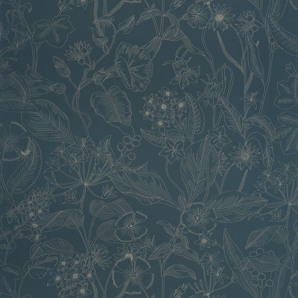 Tapetti Lightness Bleu Or 0,53x10,05m