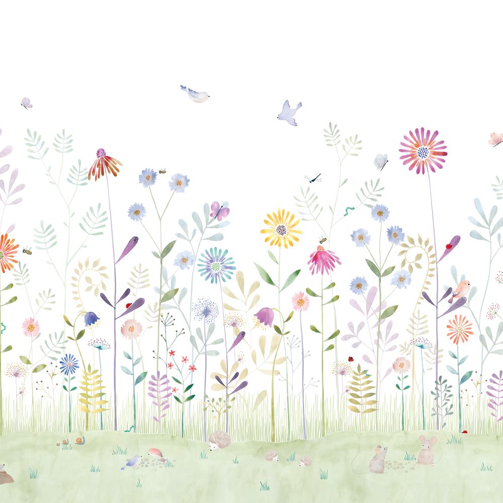 Tapetti The Garden Small World Full_L Bouquet 400X310 cm