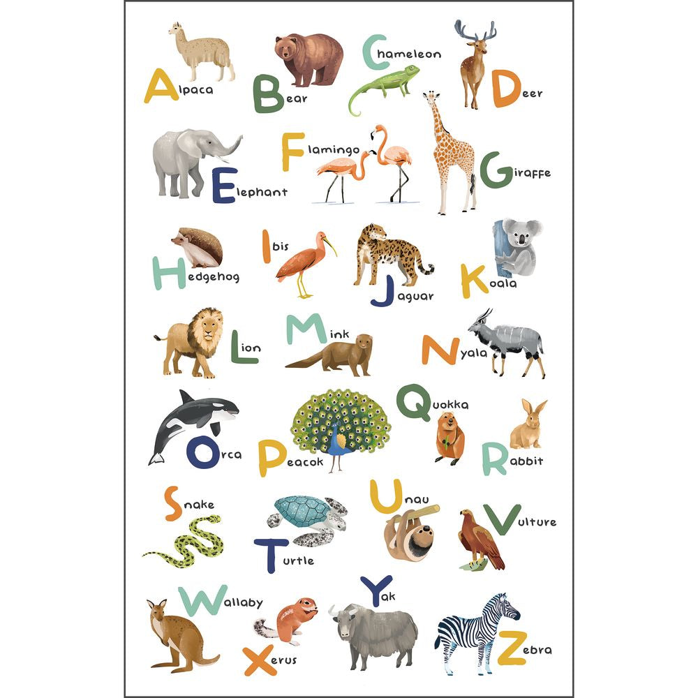Tapetti Let S Learn The Alphabet Multicouleurs L 200X310 cm