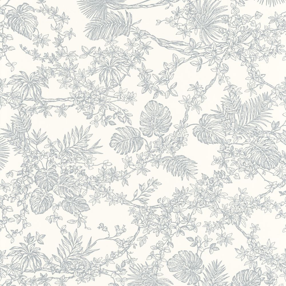 Tapetti Jardin Des Plantes Gris Perle 0,53x10,05m