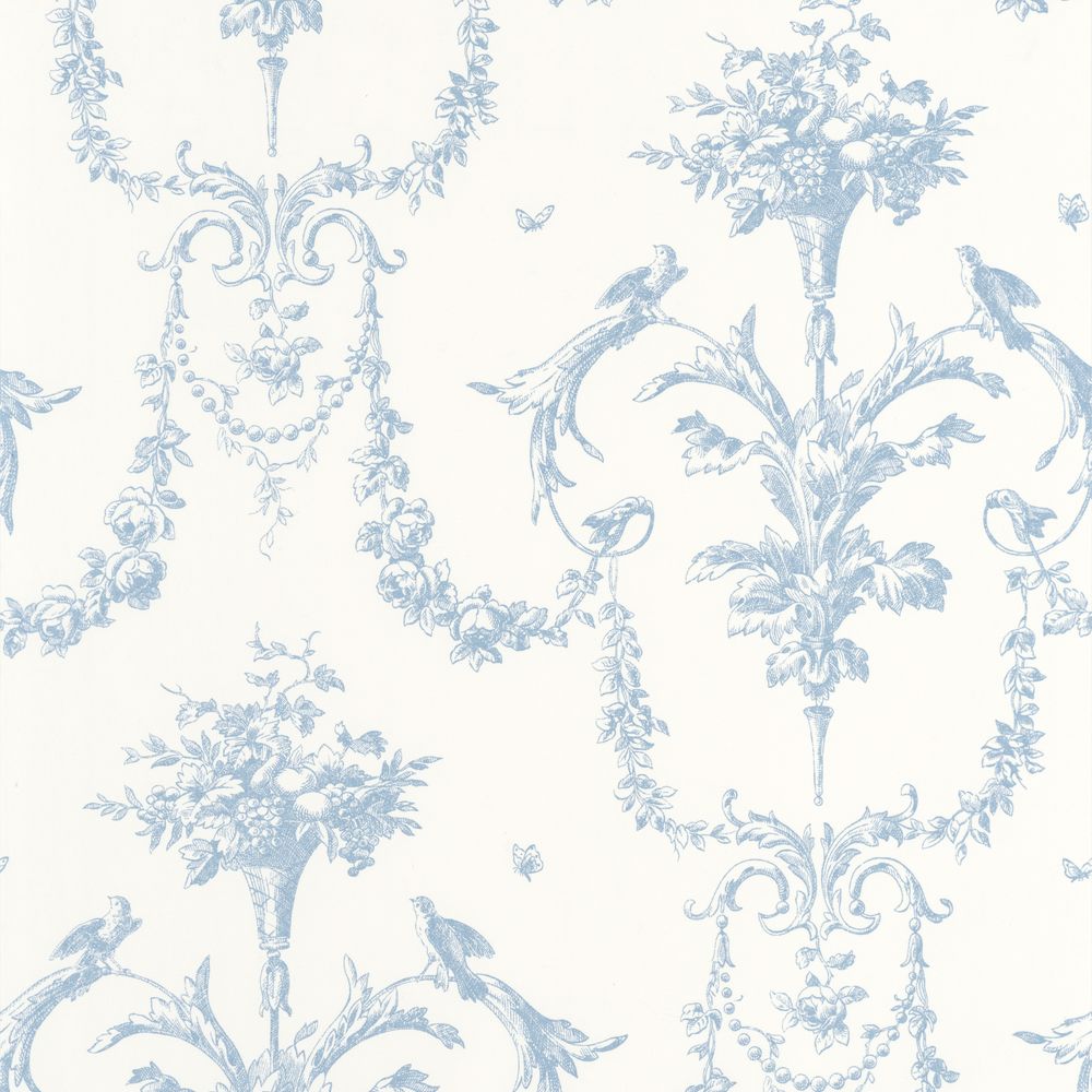 Tapetti Corne D'Abondance Bleu Faïence 0,53x10,05m