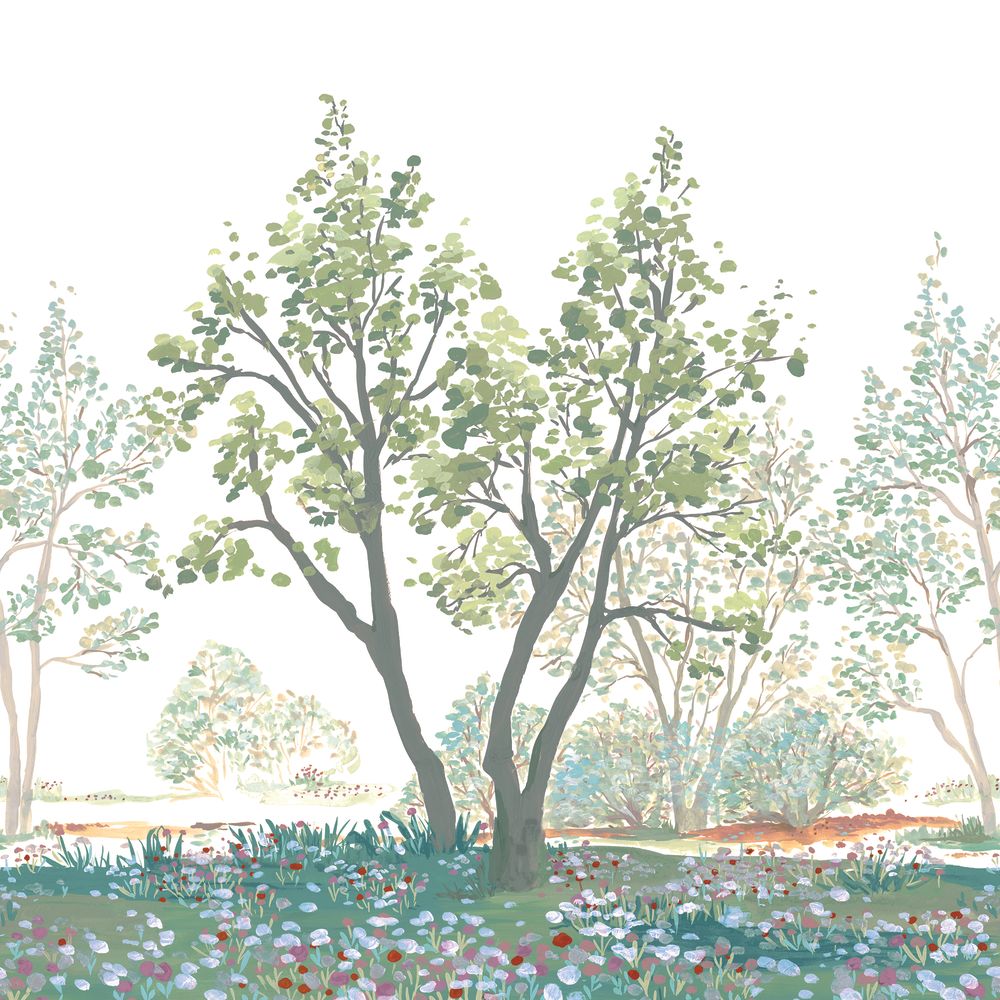 Tapetti Life Moment_L Vert Lichen 300X310 cm
