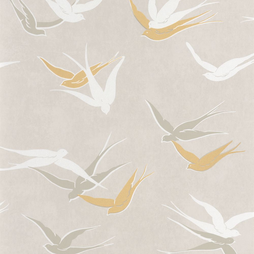 Tapetti Swallow Beige Lin 0,53x10,05m