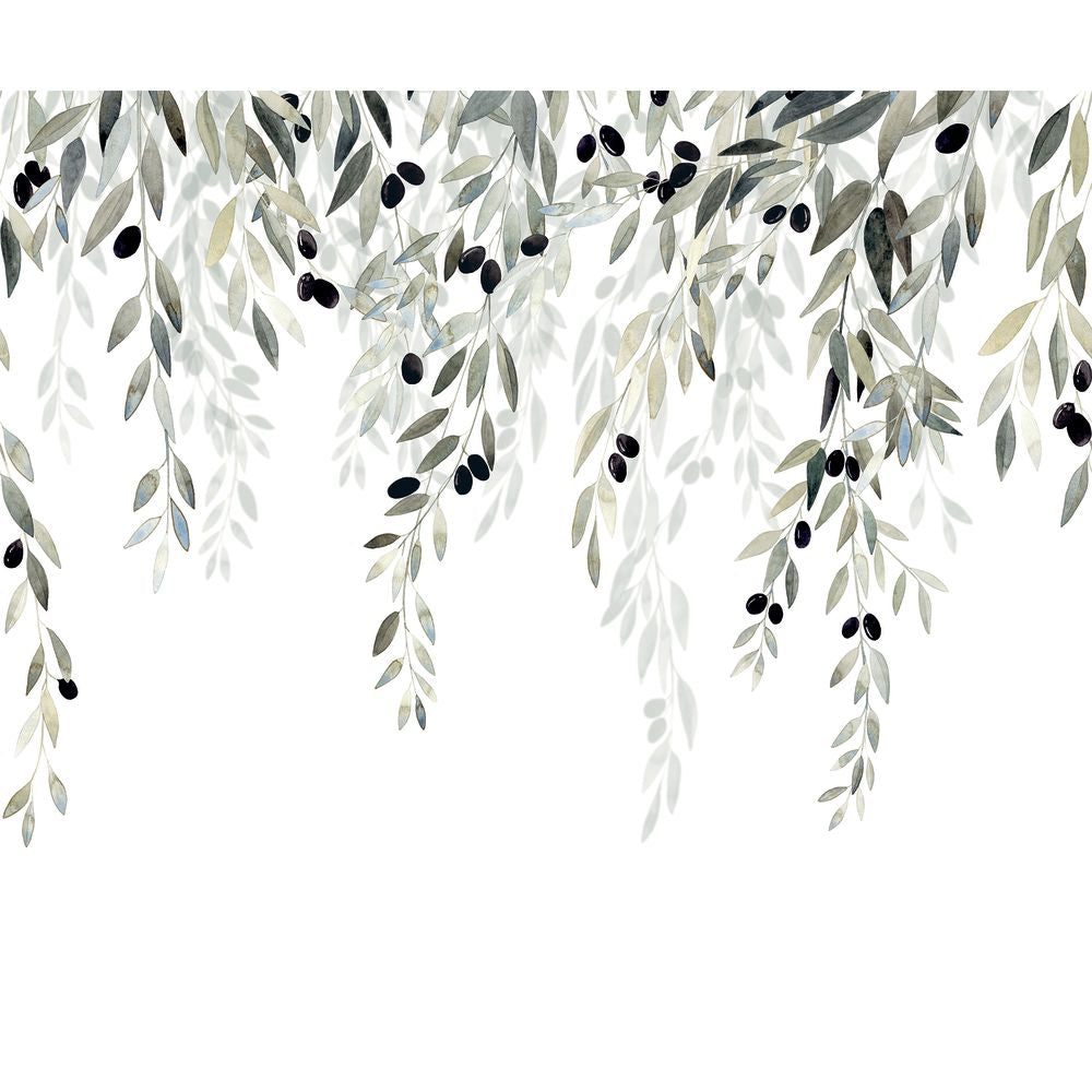 Tapetti Memory Tree_S Vert Olive 300X250 cm