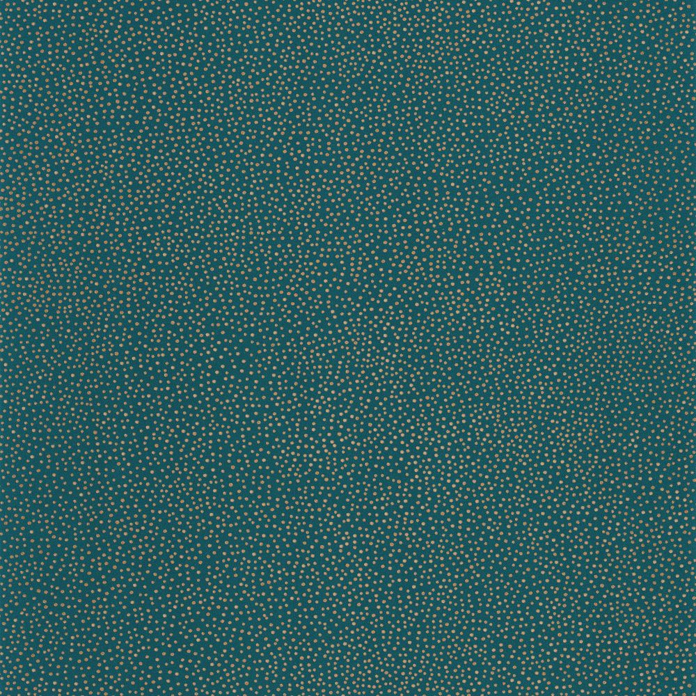 Tapetti Green Life Sparkle Bleu Madura Or 0,53x10,05m