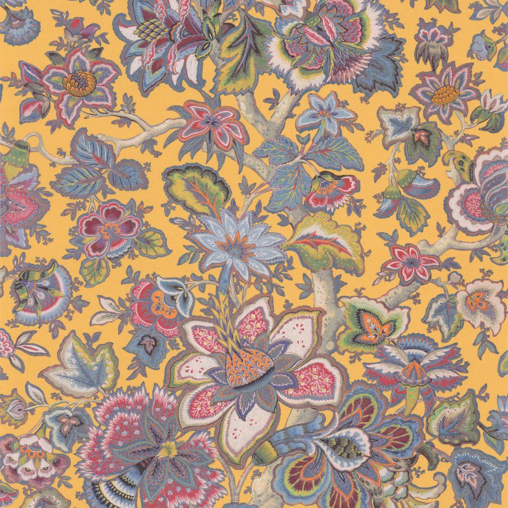 Tapetti Provence Multico Fond Jaune 0,53x10,05m
