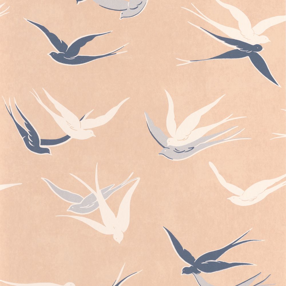 Tapetti Swallow Rose Nude 0,53x10,05m
