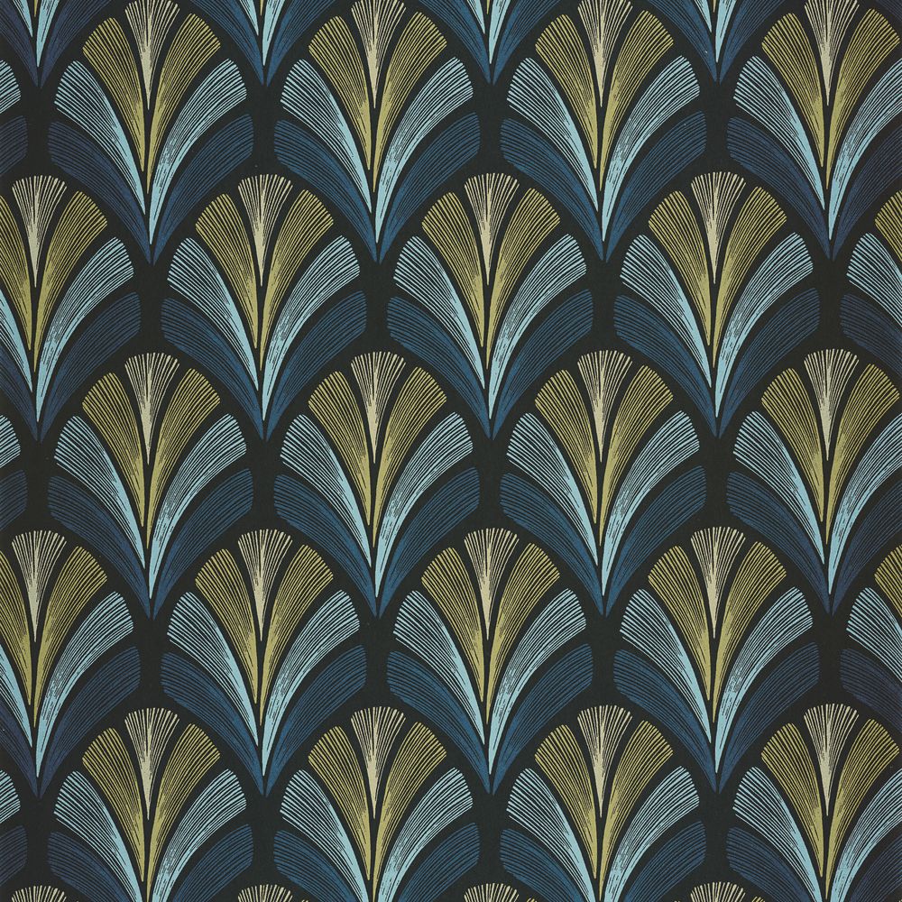 Tapetti Folies St James Bleu Orage 0,53x10,05m