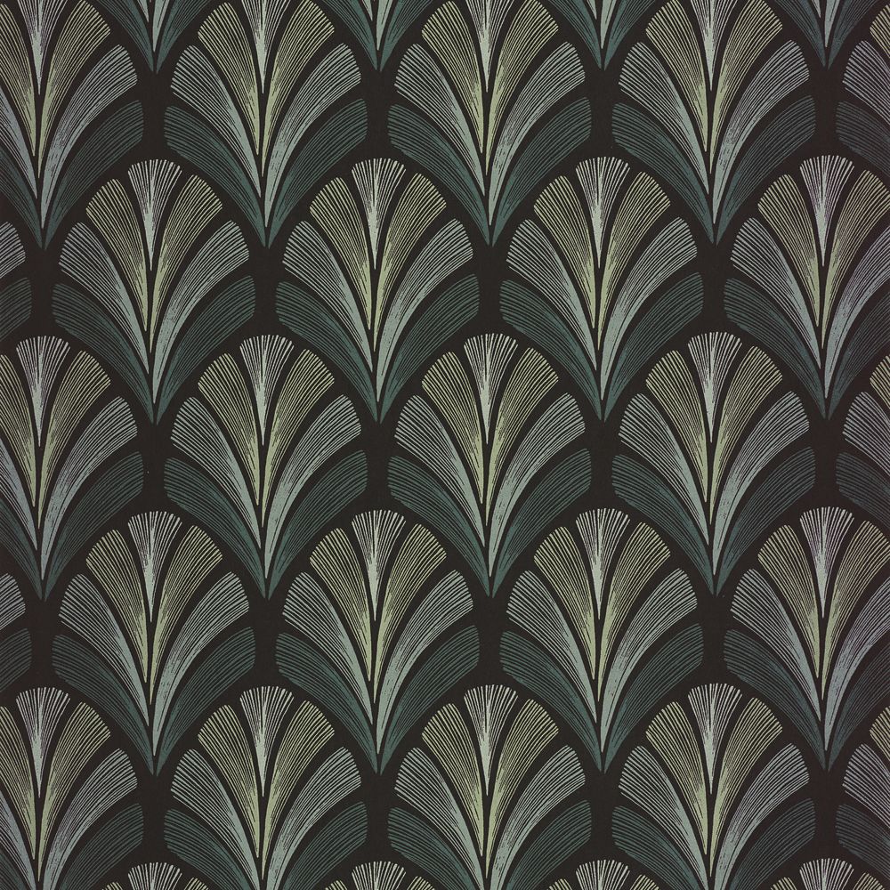 Tapetti Folies St James Vert Taiga 0,53x10,05m