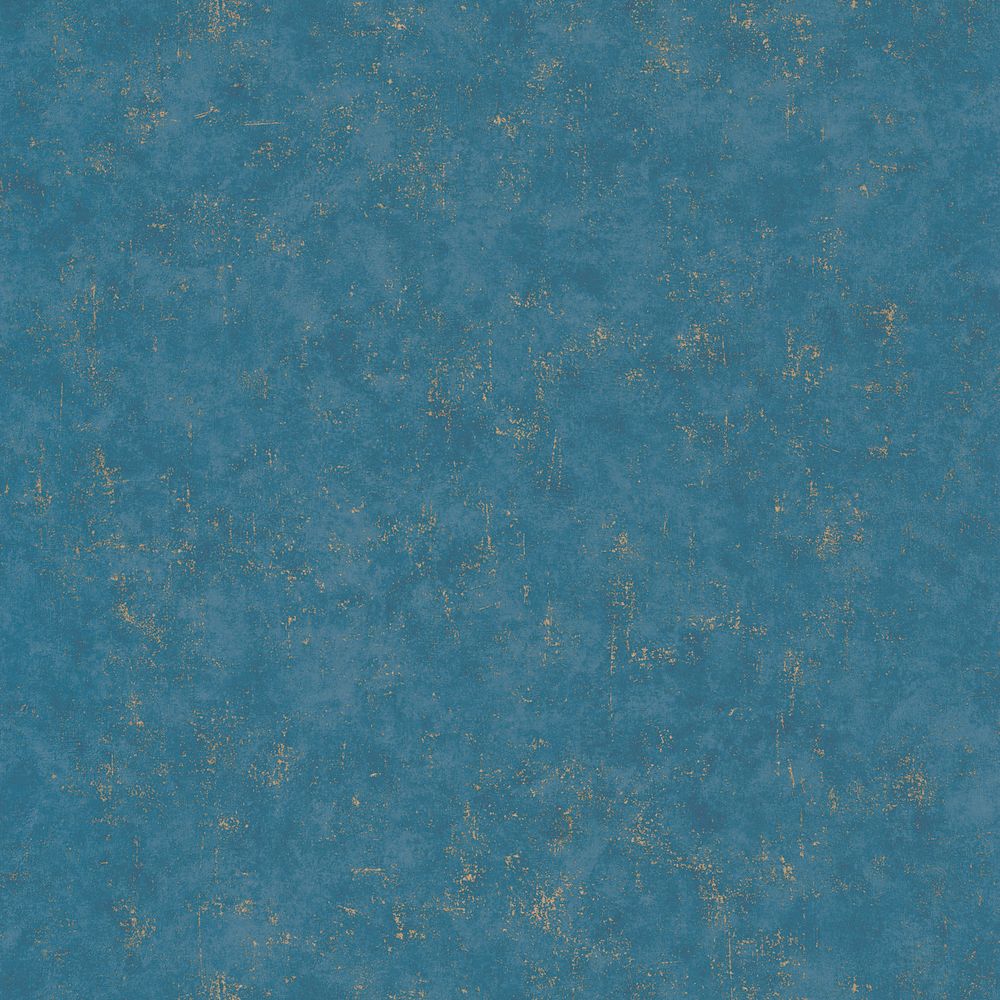 Tapetti Uni Metallise Nacre Bleu Madure Dore 0,53x10,05m