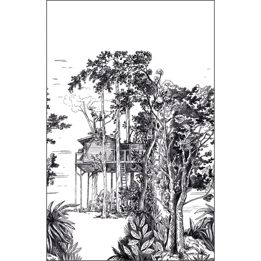 Tapetti The Garden Shed_L Noir 200X310 cm