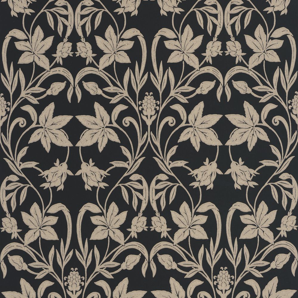 Tapetti Primrose Noir Fusain 0,53x10,05m