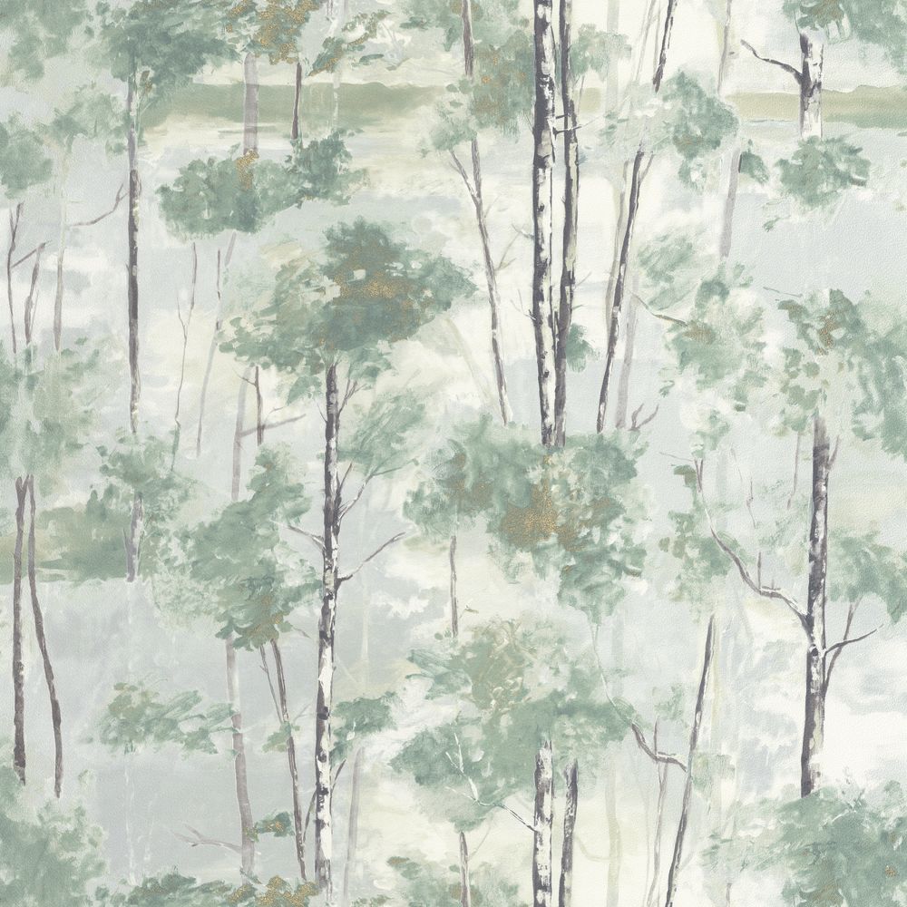 Tapetti Skandinavia Vert Eucalyptus 0,53x10,05m