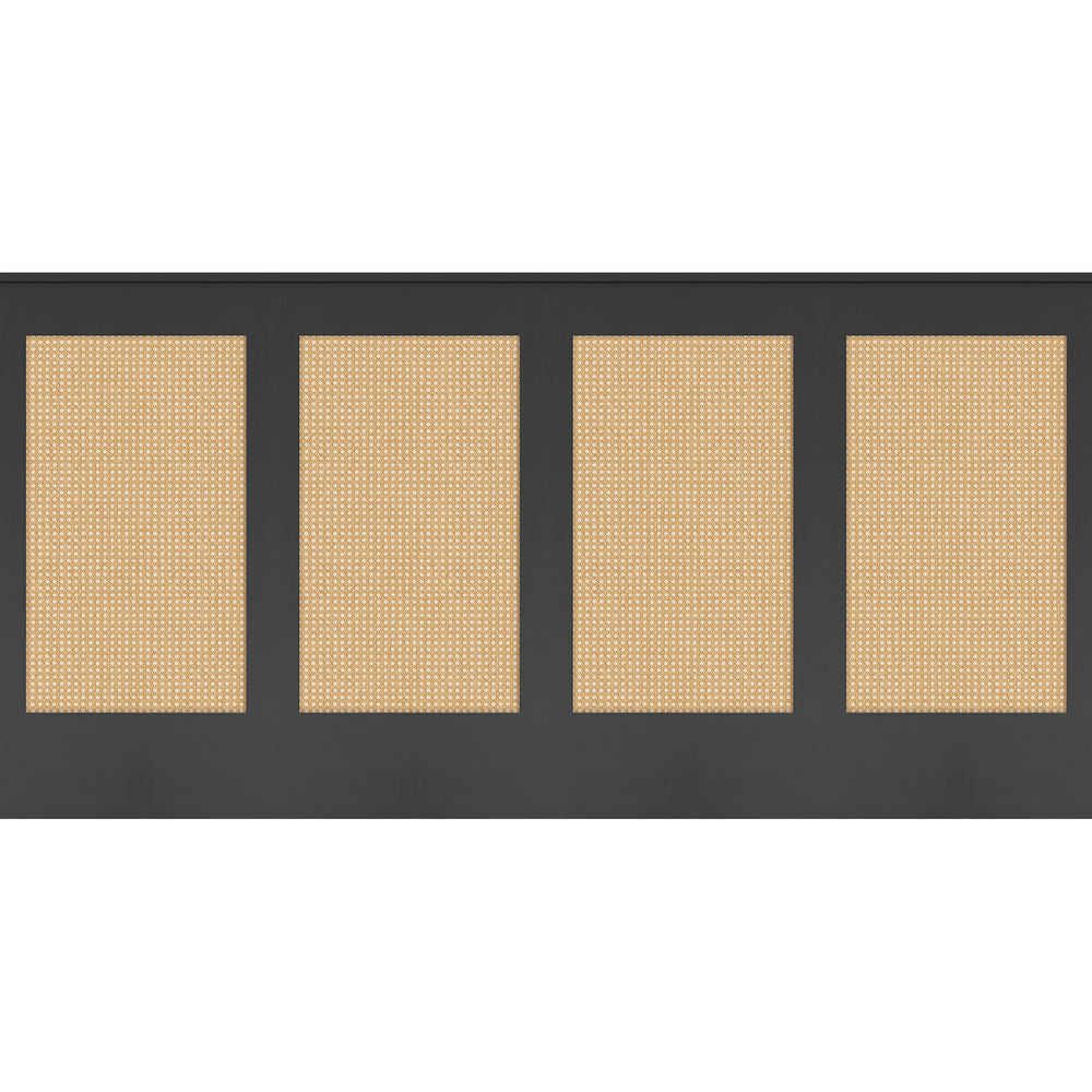 Tapetti Canework Base S Noir 100x200cm