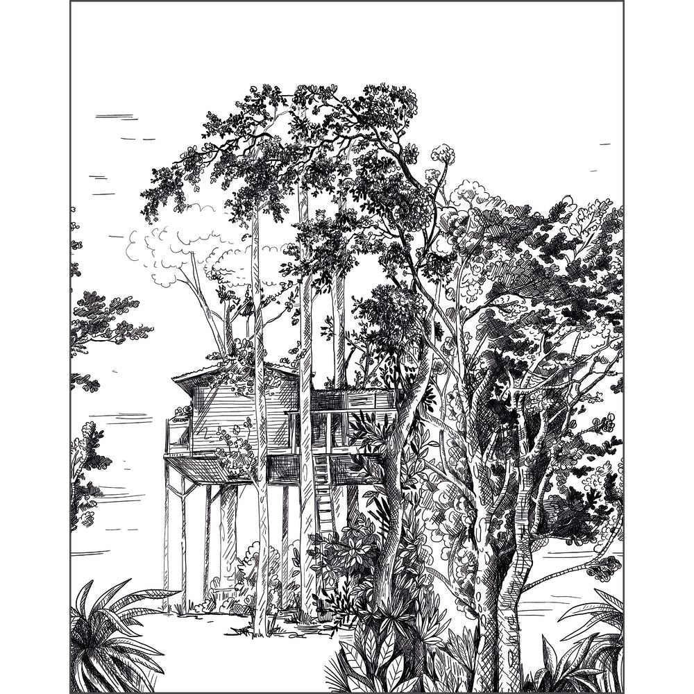 Tapetti The Garden Shed_S Noir 200X250 cm
