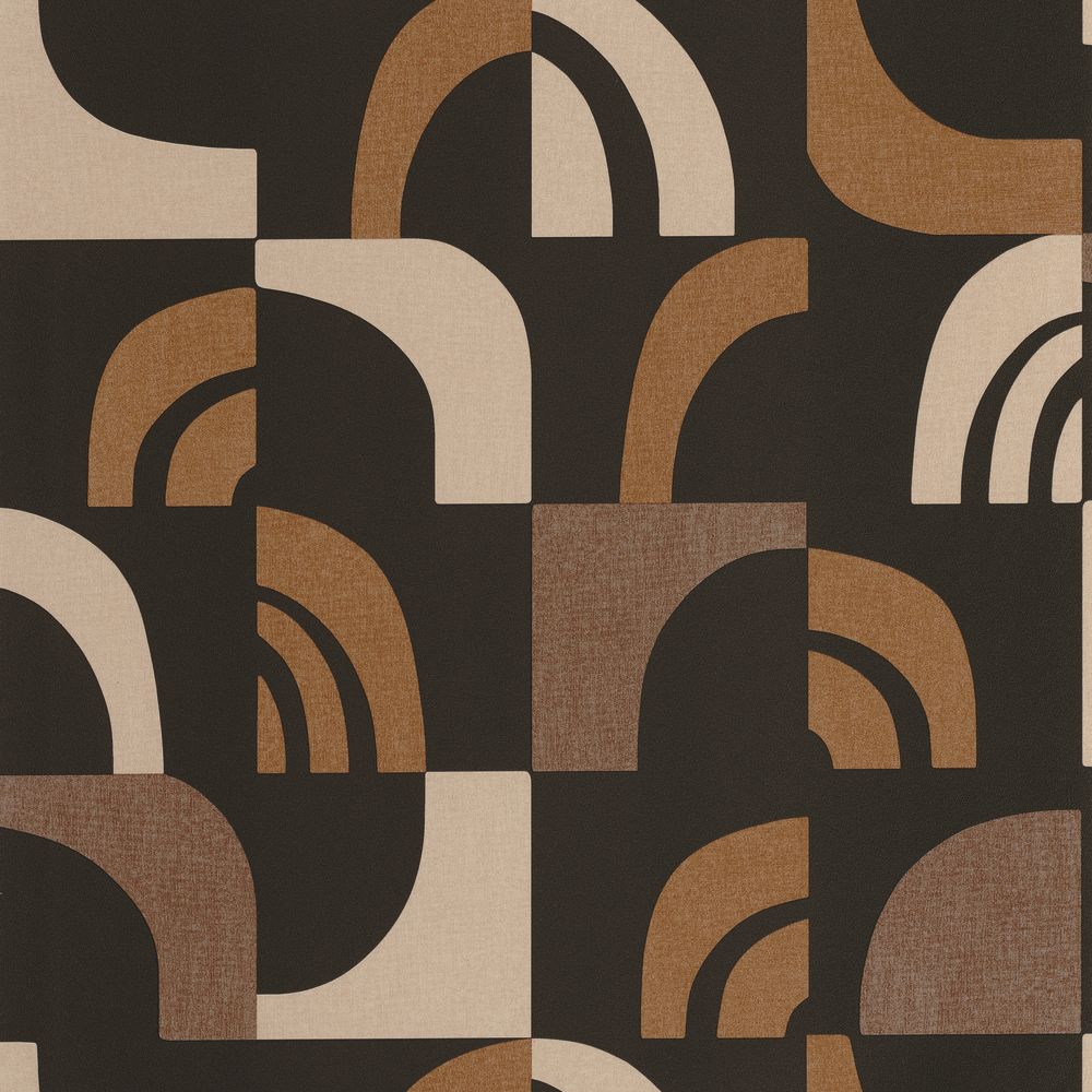 Tapetti Empreinte Terre Cuite Noir 0,53x10,05m